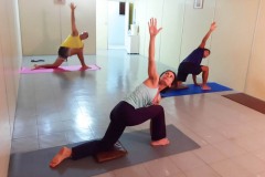 Aula de Yoga no Clube Português de Niterói